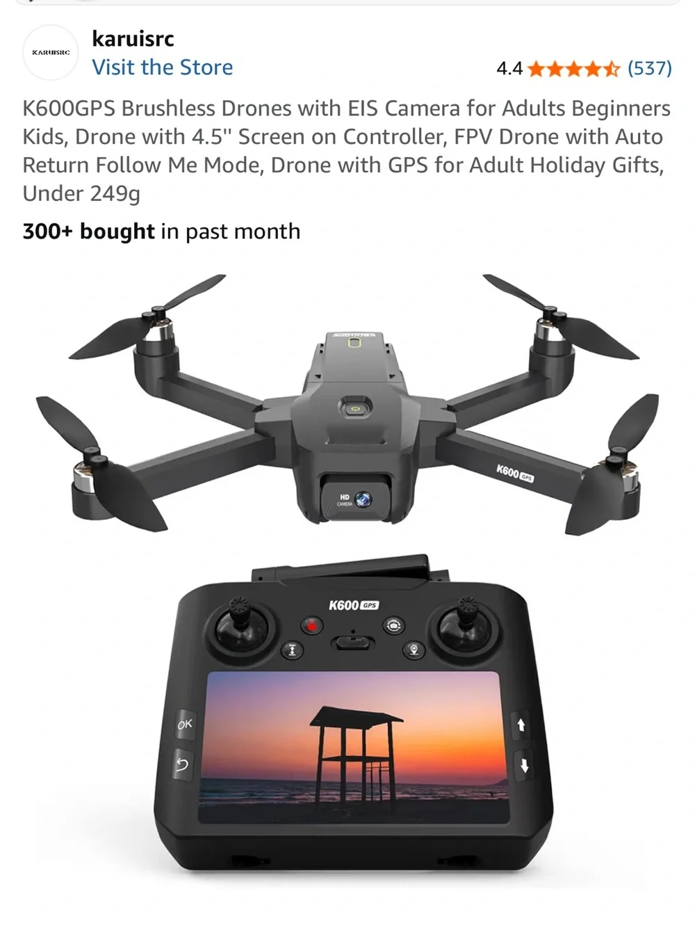 K600GPS Foldable Drone with 4.5